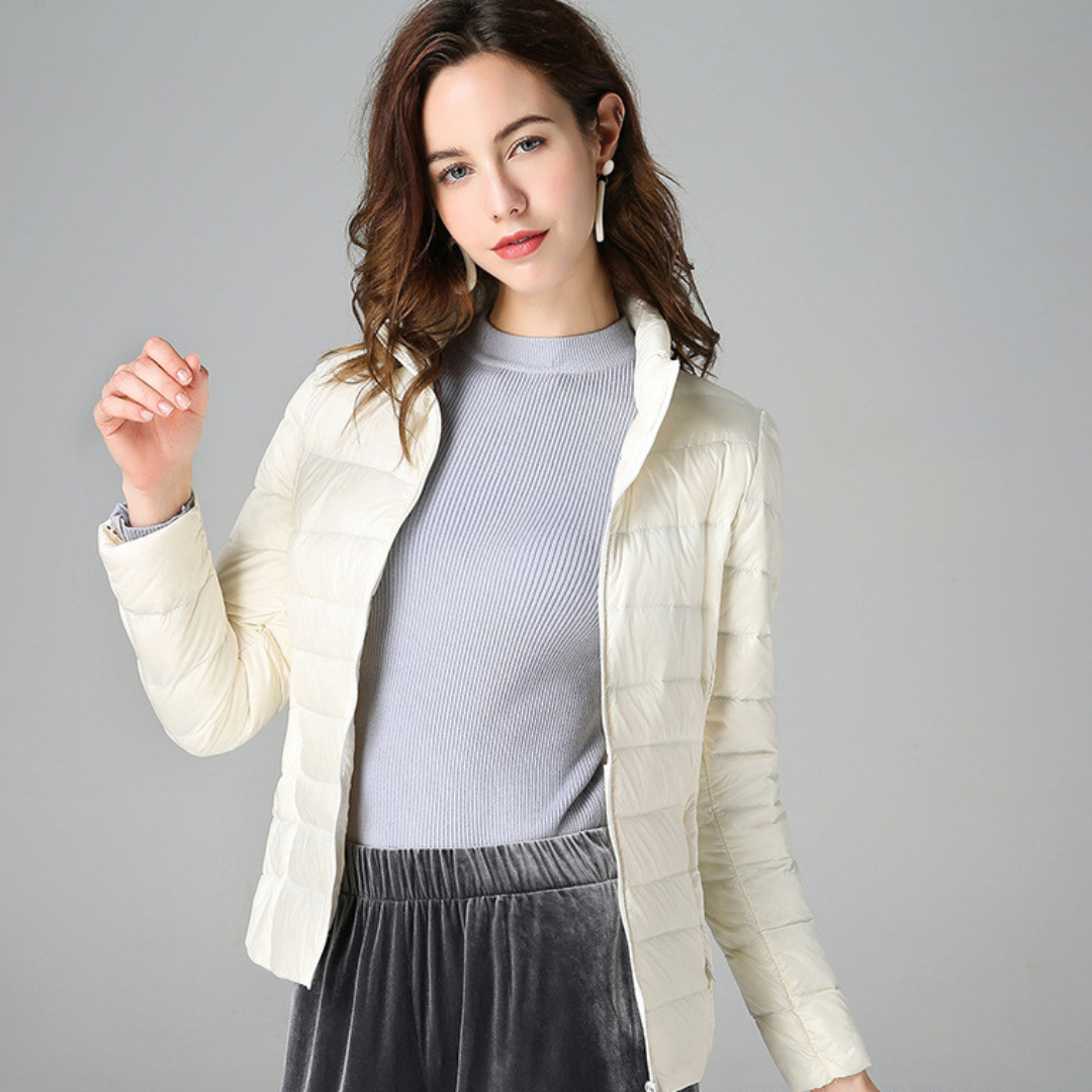 Aurora - Lightweight Ultralight Jacket Filled with White Duck Feathers