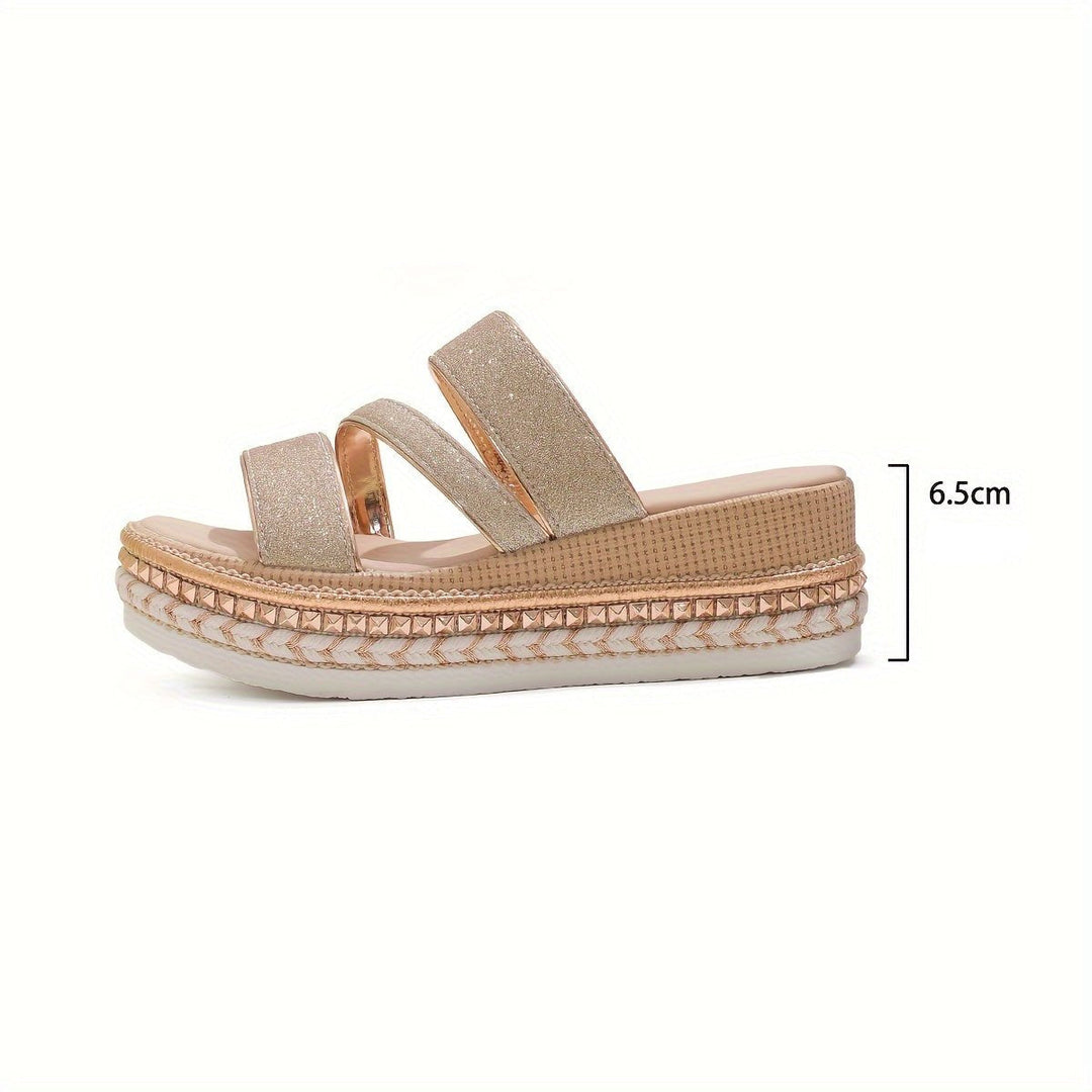 Floella | Cozy Wedge Sandals