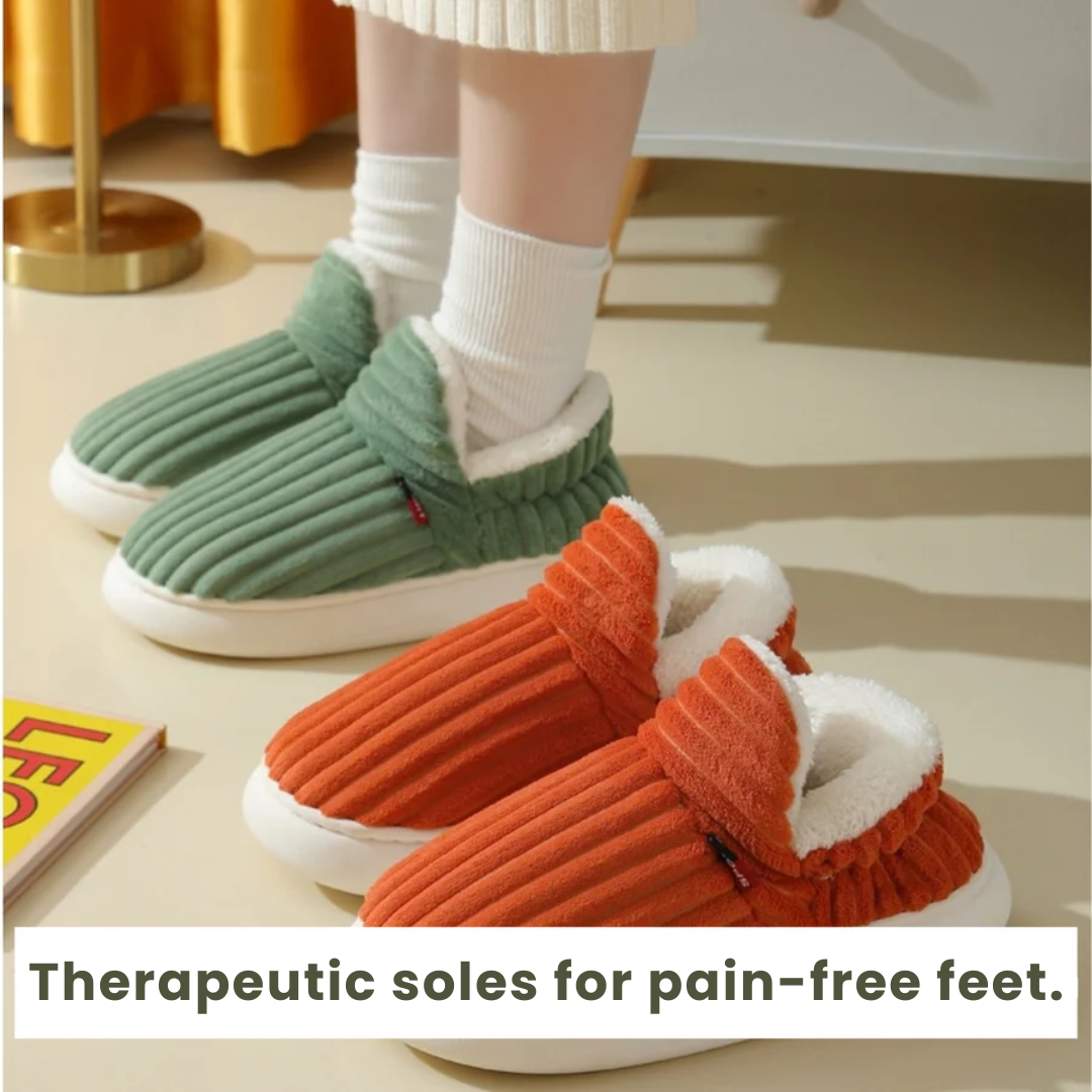 Bianca | Cozy Therapeutic Fleece Slippers for Winter