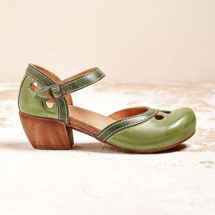 Faye | Cozy Low-Heeled Sandals