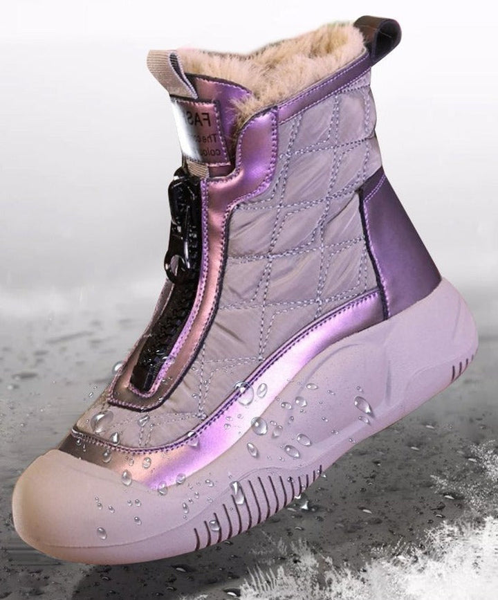 Denise | Waterproof Lace-Up Boots with Non-Slip Sole