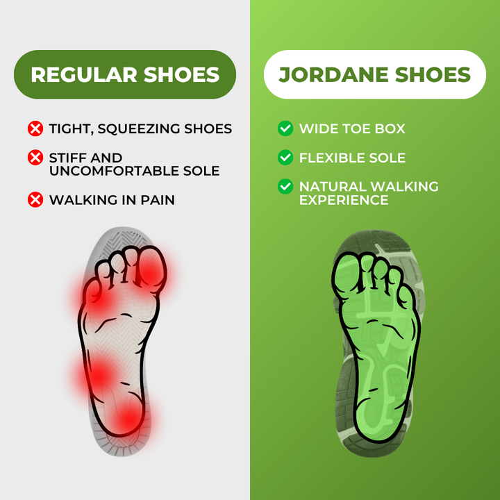 Jordane | Ergonomically Designed Comfort Shoes