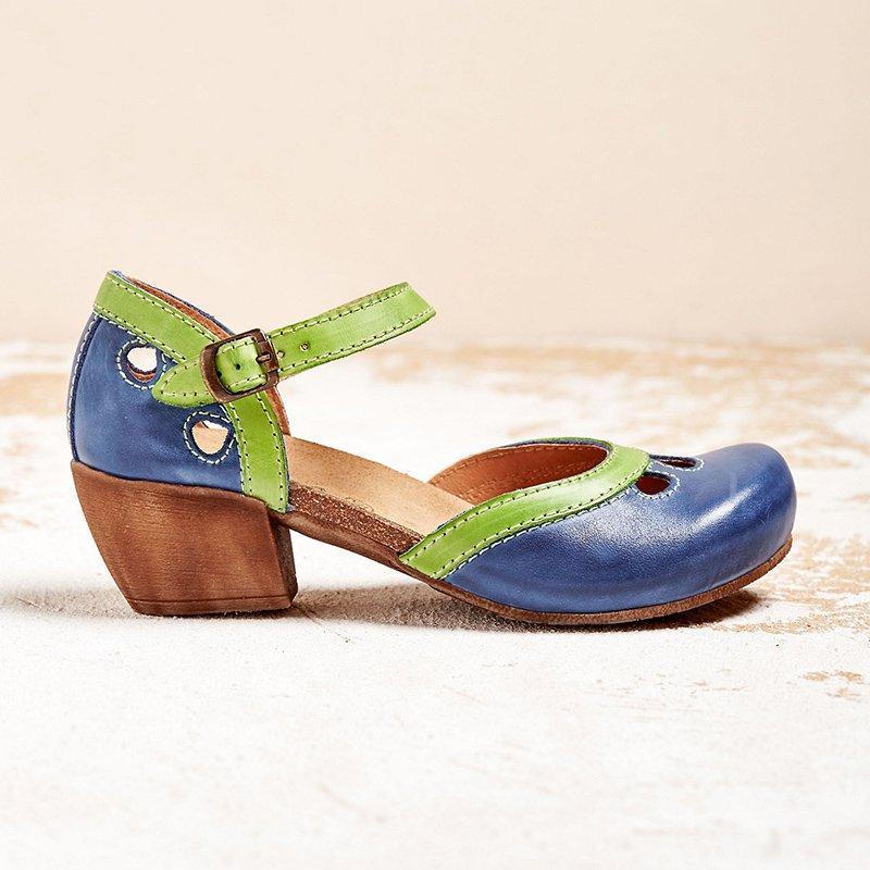 Faye | Cozy Low-Heeled Sandals