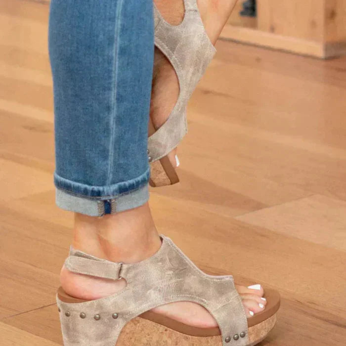 Astrid | Chic and Cozy Wedge Heel Sandals