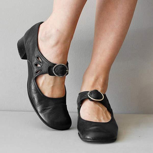 Lori | Timeless Leather Heeled Sandals