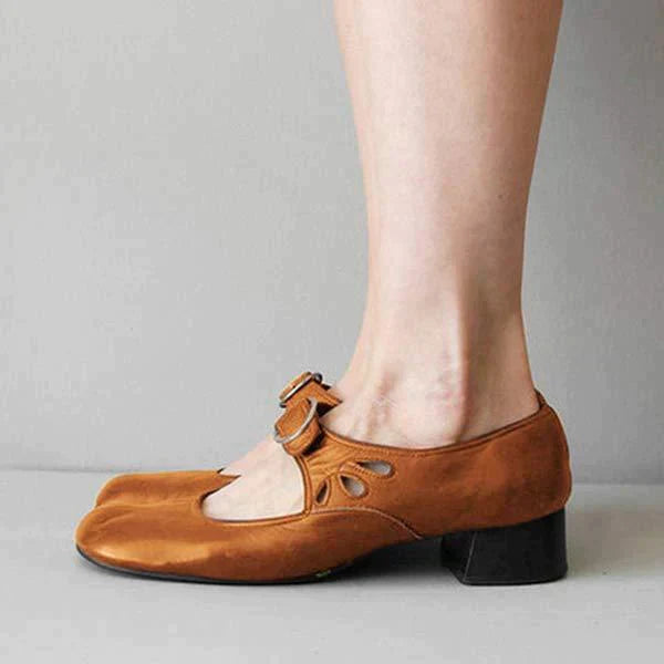 Lori | Timeless Leather Heeled Sandals