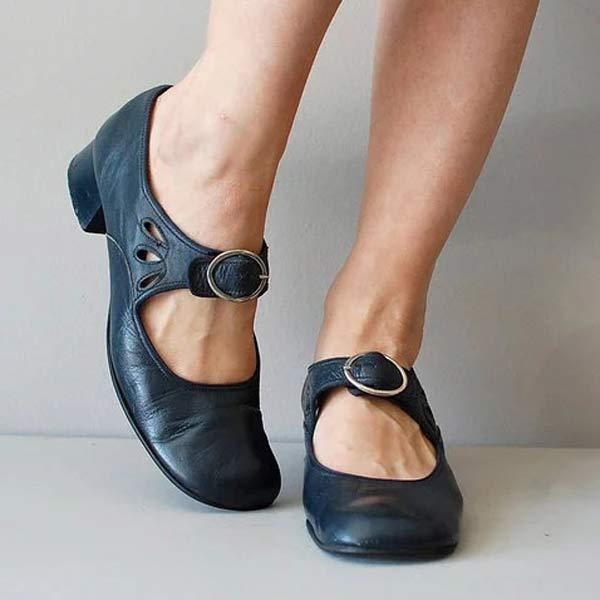 Lori | Timeless Leather Heeled Sandals