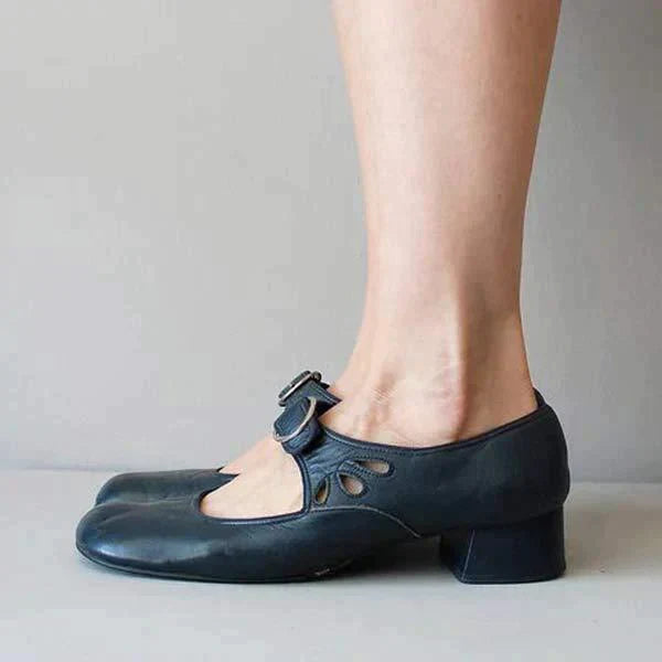 Lori | Timeless Leather Heeled Sandals