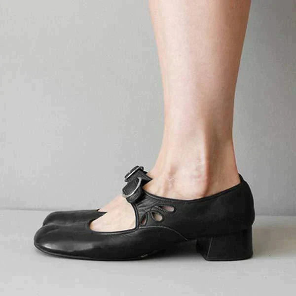 Lori | Timeless Leather Heeled Sandals