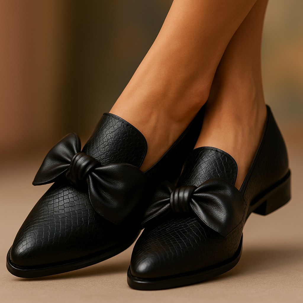 Claudia - Loafer with Bow Detail