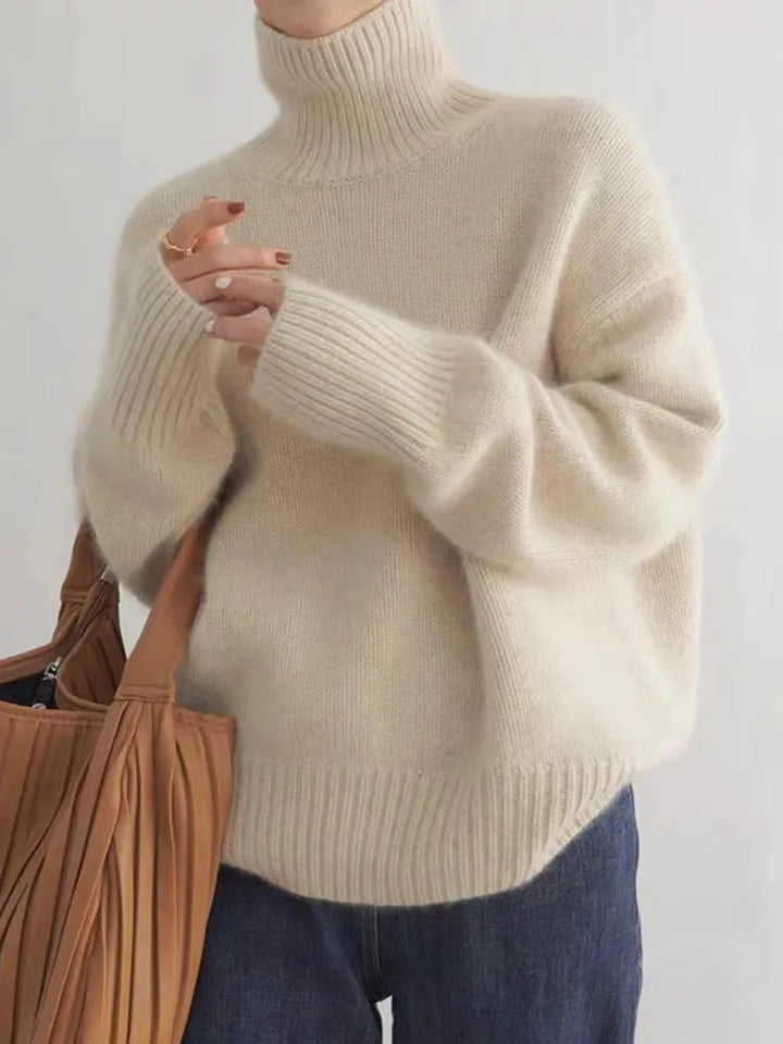 Isabella - High Neck in Cashmere