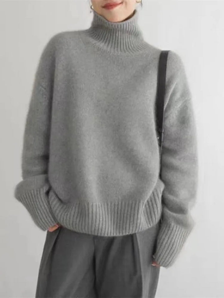 Isabella - High Neck in Cashmere