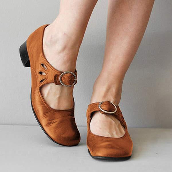 Lori | Timeless Leather Heeled Sandals
