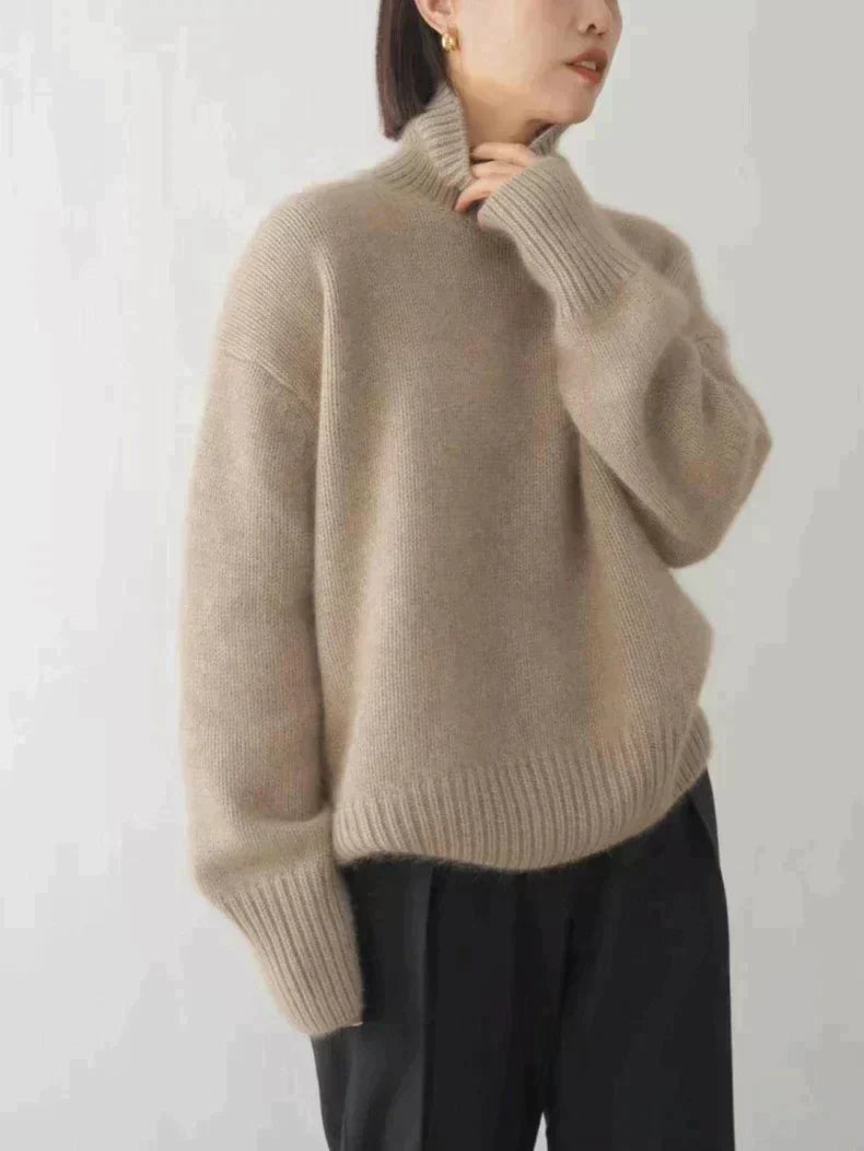 Isabella - High Neck in Cashmere