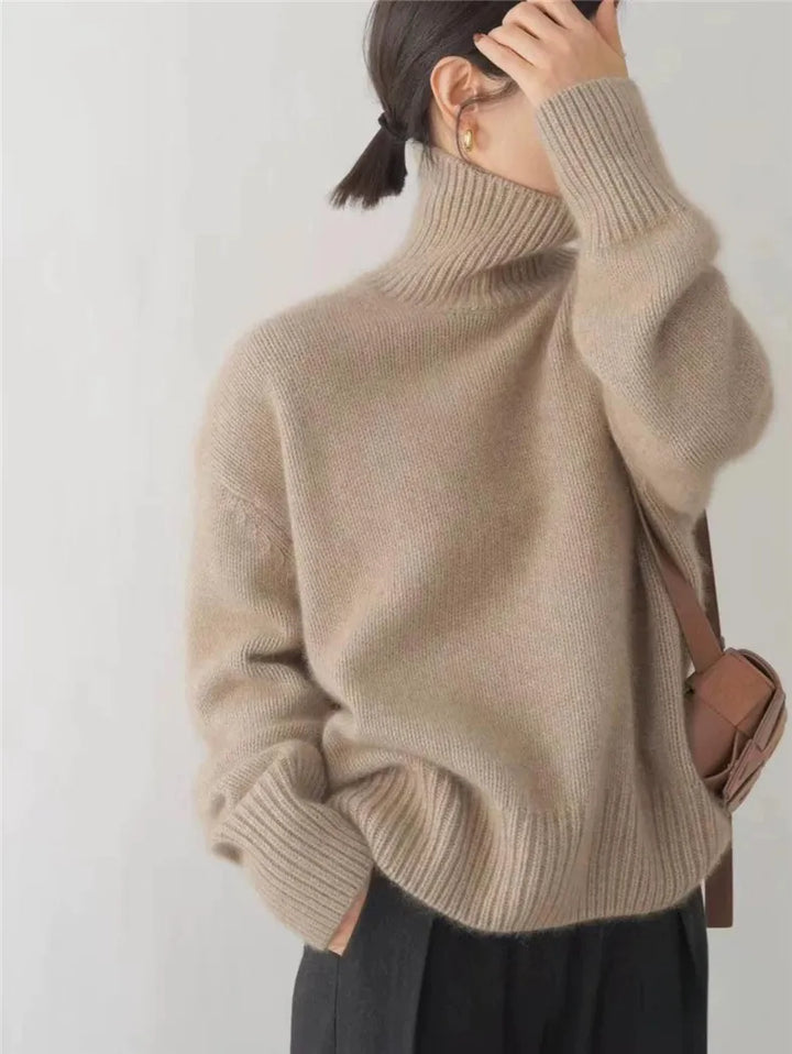 Isabella - High Neck in Cashmere