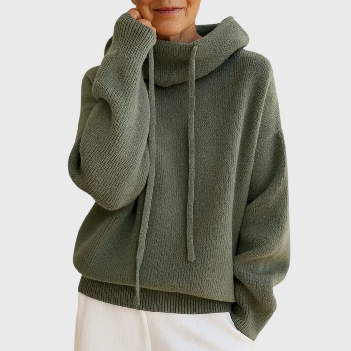 Émilienne | Hooded Knit Sweatshirt