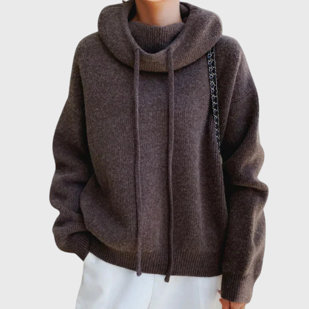 Émilienne | Hooded Knit Sweatshirt