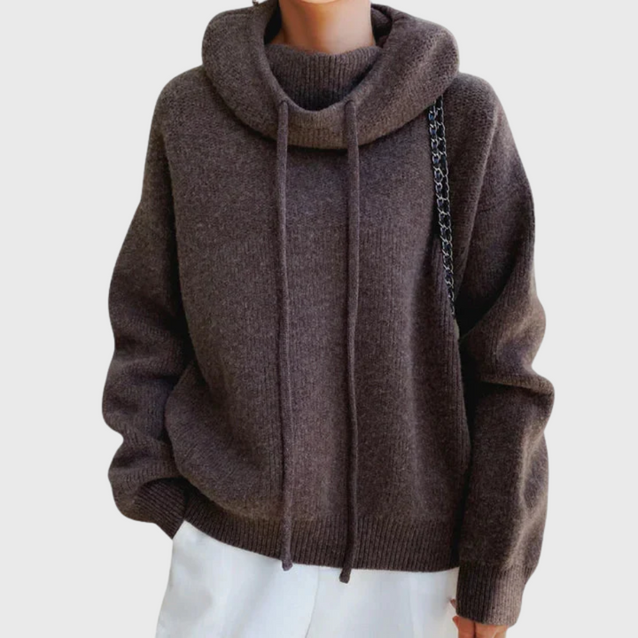 Émilienne | Hooded Knit Sweatshirt