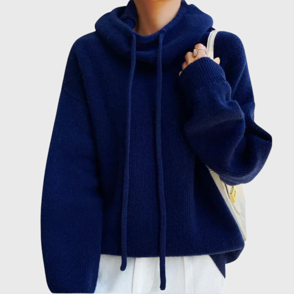 Émilienne | Hooded Knit Sweatshirt