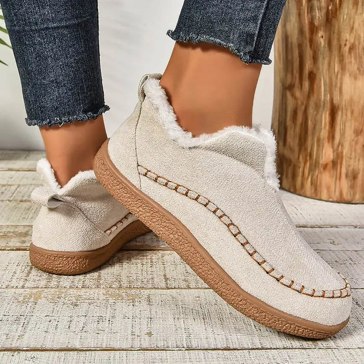 Kristelle | Leather Ankle Boots with Orthopedic Support