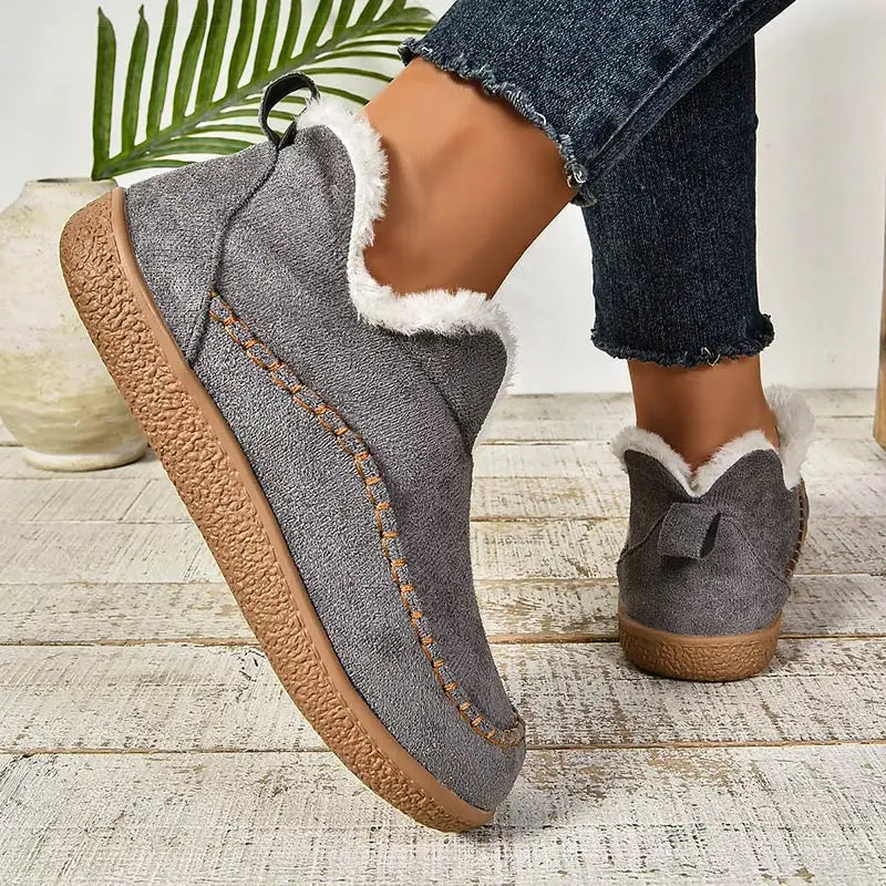 Kristelle | Leather Ankle Boots with Orthopedic Support