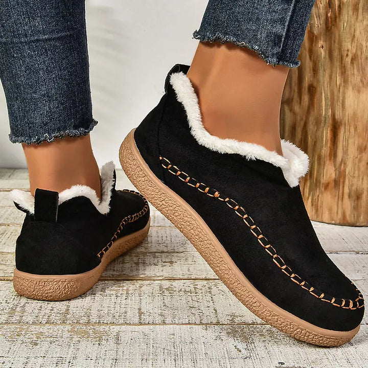 Kristelle | Leather Ankle Boots with Orthopedic Support