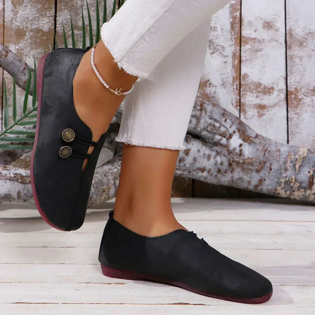 Lydia Orthopedic Slippers in Soft Suede