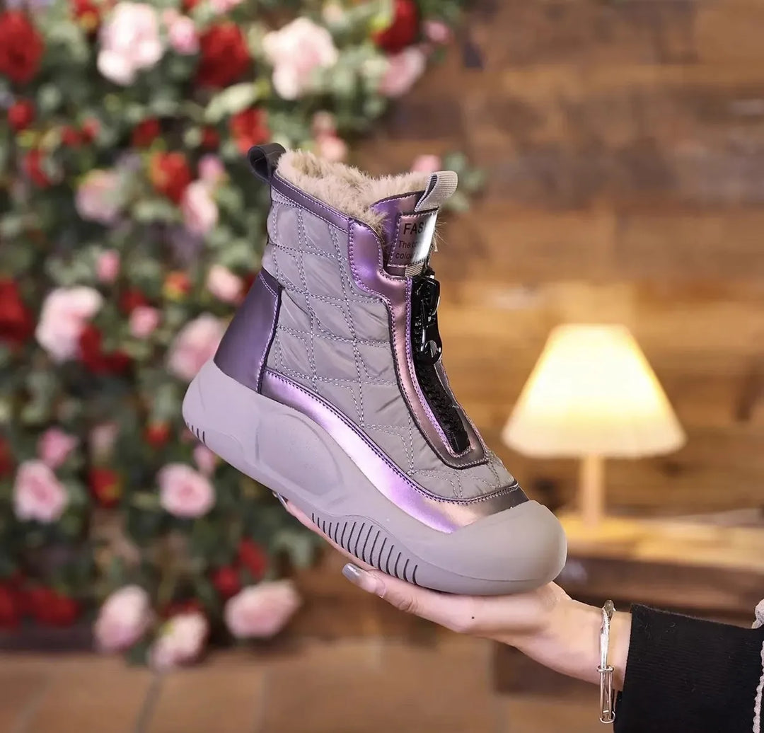 Denise | Waterproof Lace-Up Boots with Non-Slip Sole