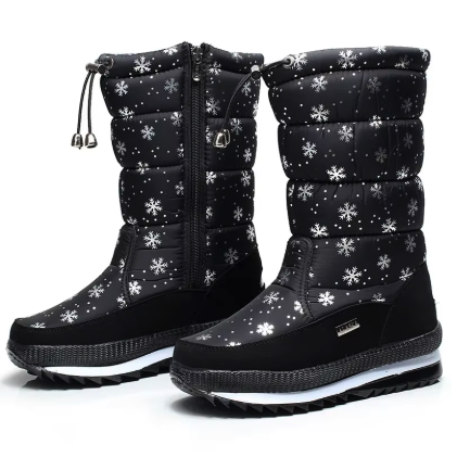 Ariel | Waterproof Faux Fur Snow Boots with Non-Slip Design