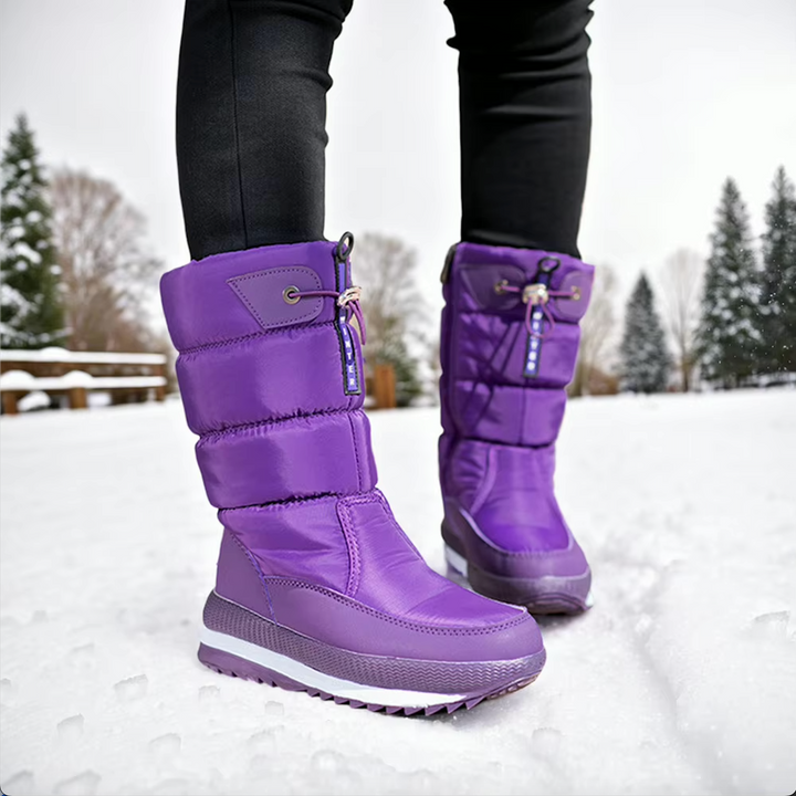 Ariel | Waterproof Faux Fur Snow Boots with Non-Slip Design