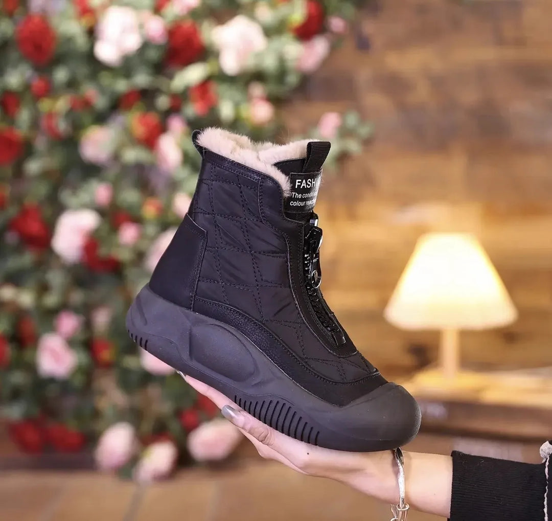 Denise | Waterproof Lace-Up Boots with Non-Slip Sole