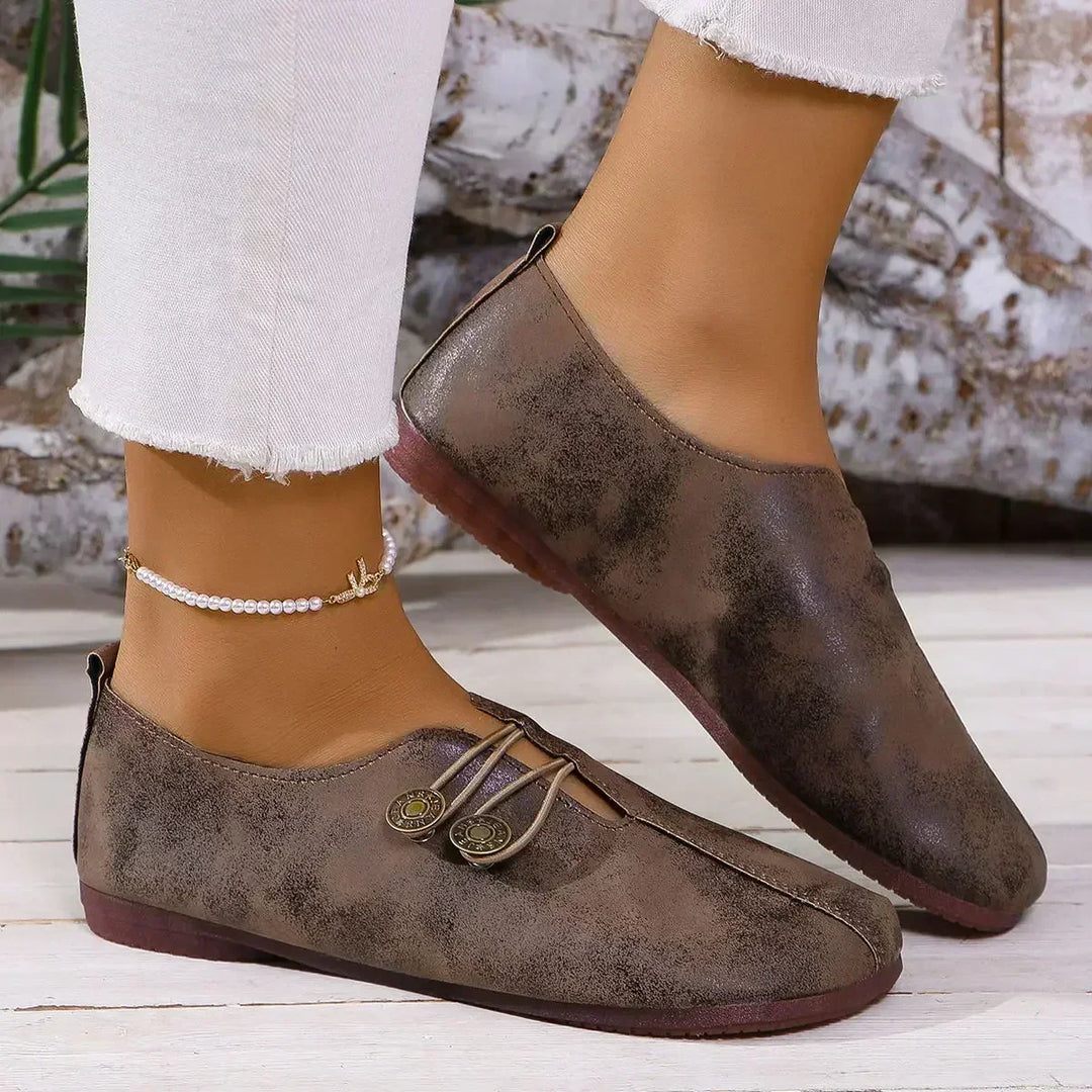 Lydia Orthopedic Slippers in Soft Suede