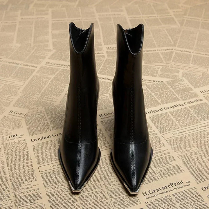 Kendra | Chelsea Boots with Chrome Tip