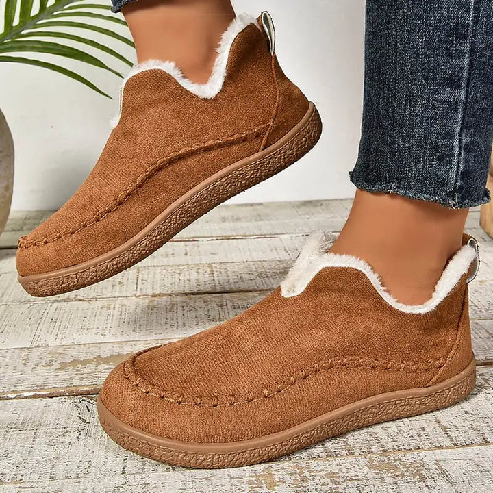 Kristelle | Leather Ankle Boots with Orthopedic Support