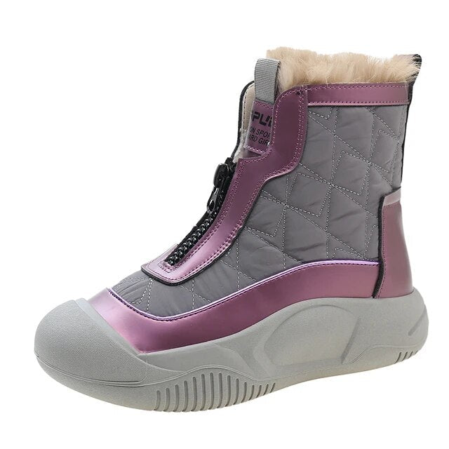 Denise | Waterproof Lace-Up Boots with Non-Slip Sole