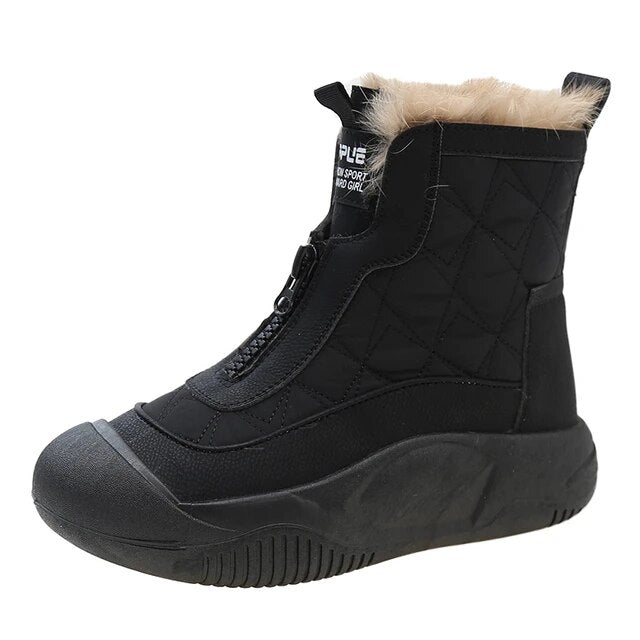 Denise | Waterproof Lace-Up Boots with Non-Slip Sole