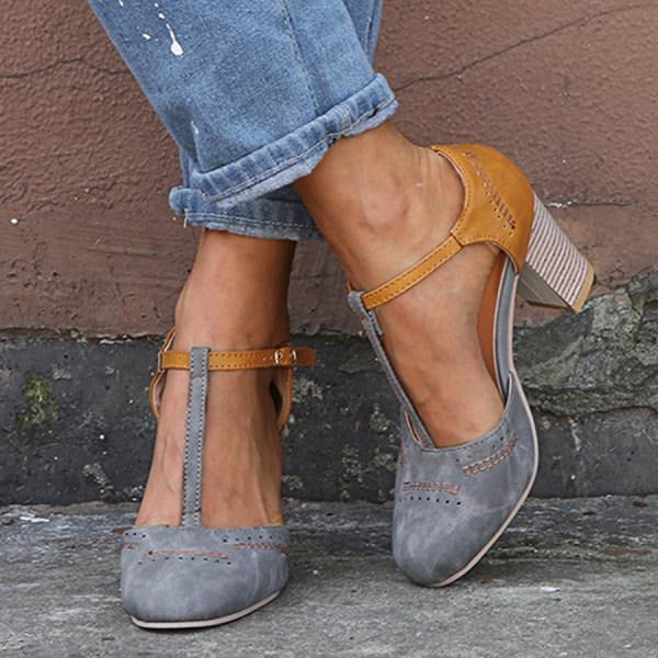 Gigi | Vintage-Inspired Heeled Sandals