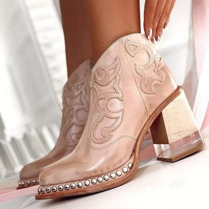 LYNORA | Stylish Textured Ankle Booties