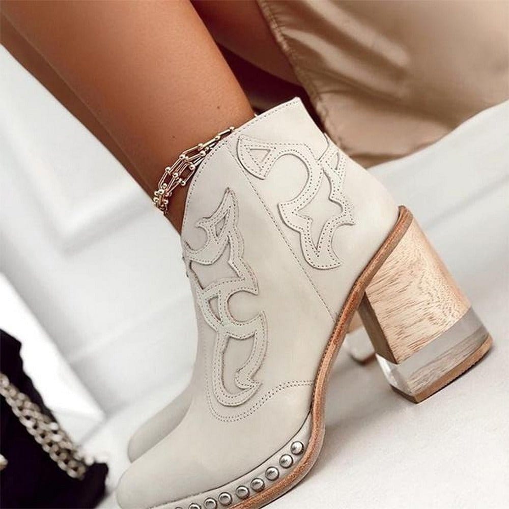 LYNORA | Stylish Textured Ankle Booties