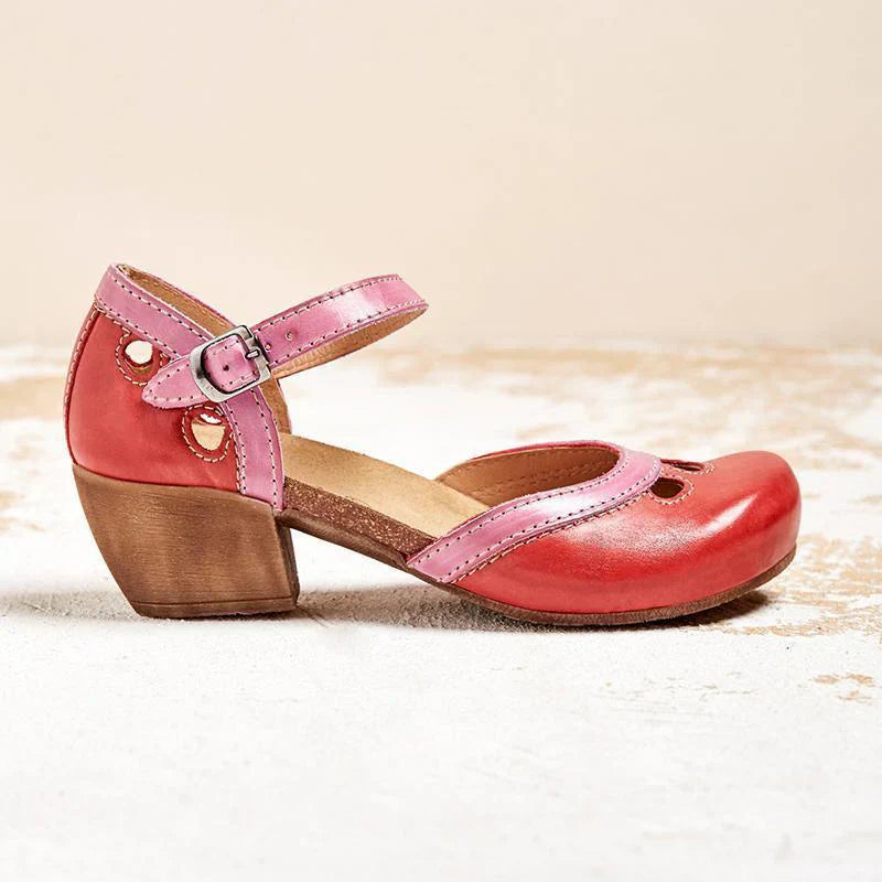 Faye | Cozy Low-Heeled Sandals