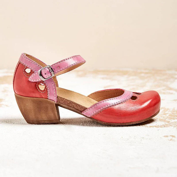 Faye | Cozy Low-Heeled Sandals