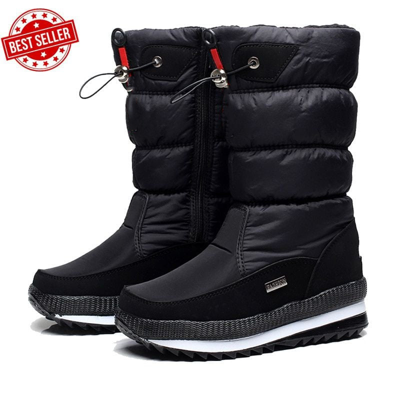 Ariel | Waterproof Faux Fur Snow Boots with Non-Slip Design