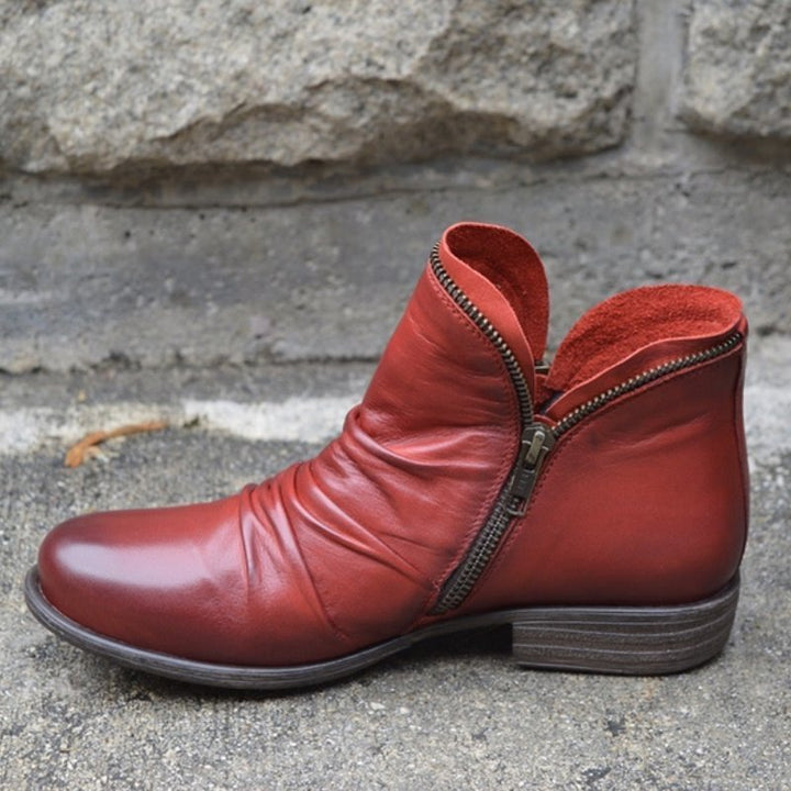 Marjorie | Chic Zipper Ankle Booties