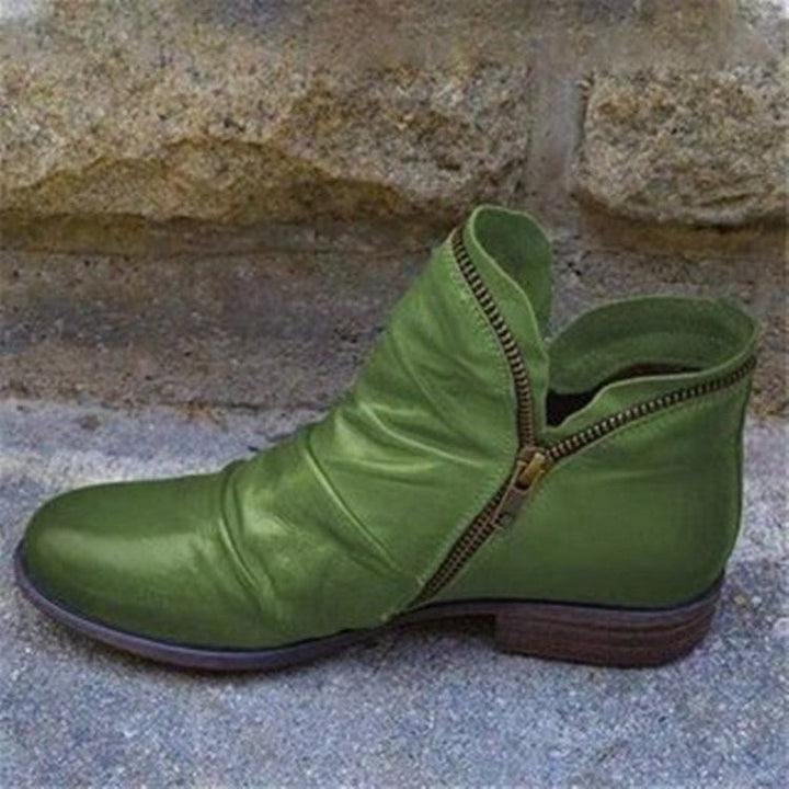 Marjorie | Chic Zipper Ankle Booties