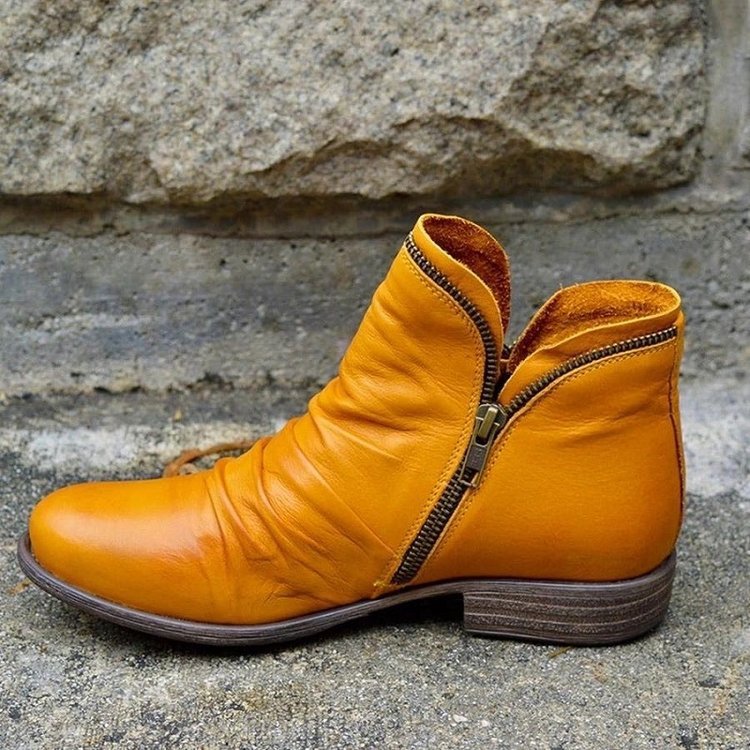 Marjorie | Chic Zipper Ankle Booties