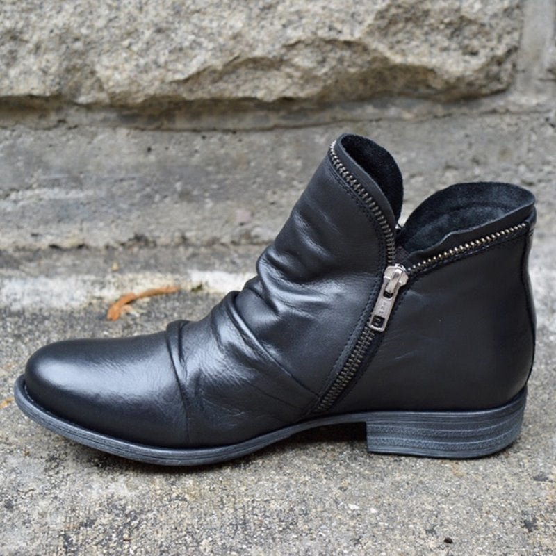 Marjorie | Chic Zipper Ankle Booties