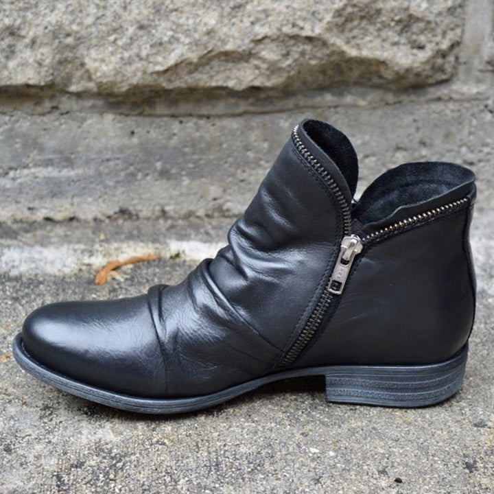 Marjorie | Chic Zipper Ankle Booties