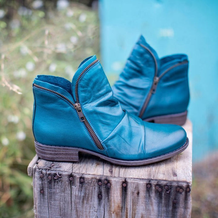 Marjorie | Chic Zipper Ankle Booties